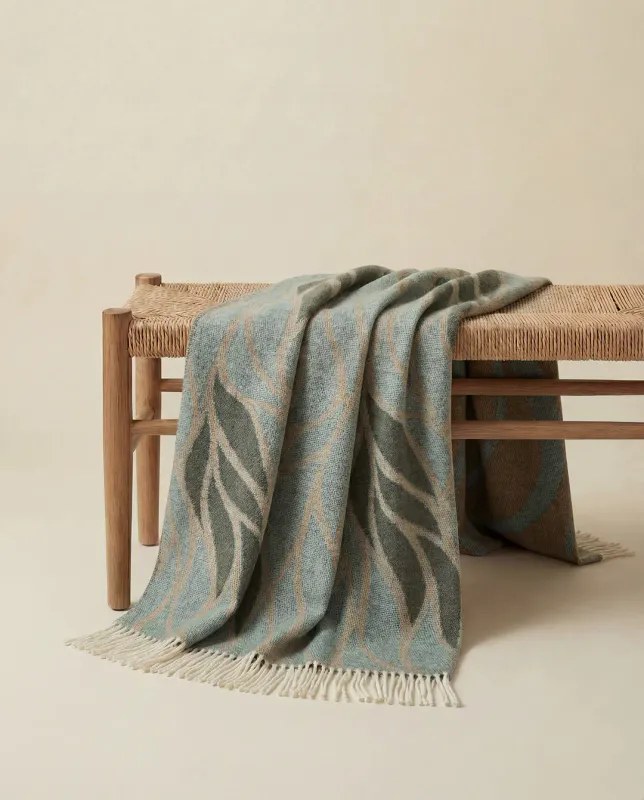 Classic Collection Folia Ullpledd Teal 130x180 cm