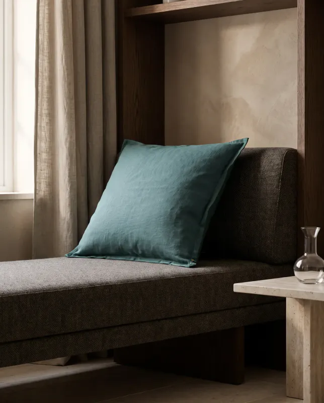 Classic Collection Classic Linen Putetrekk 50x50 cm - Teal