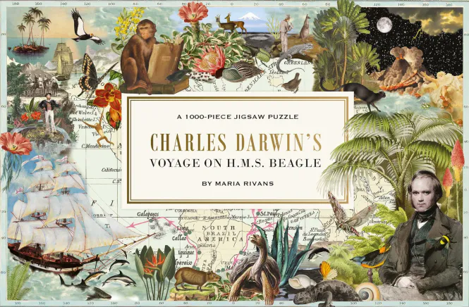 Hovedbilde Puslespill Charles Darwin's Voyage on H.M.S. ...