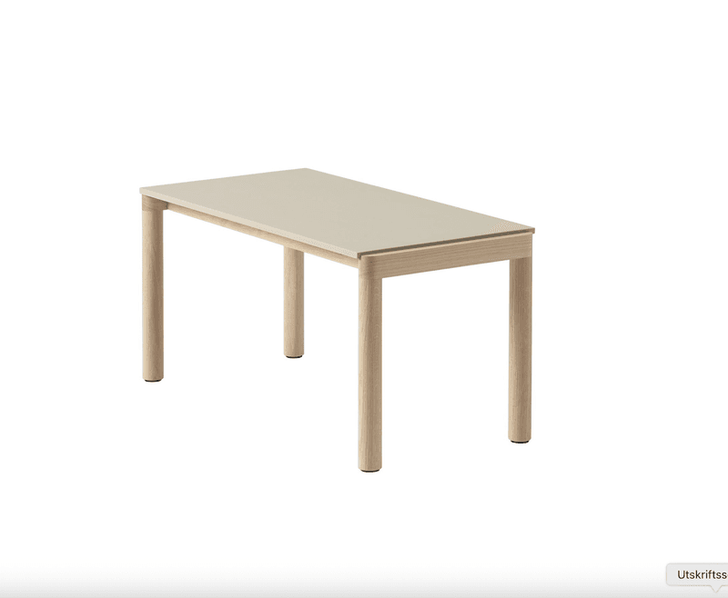 Muuto Couple sofabord 40x84 Plain/Wavy 