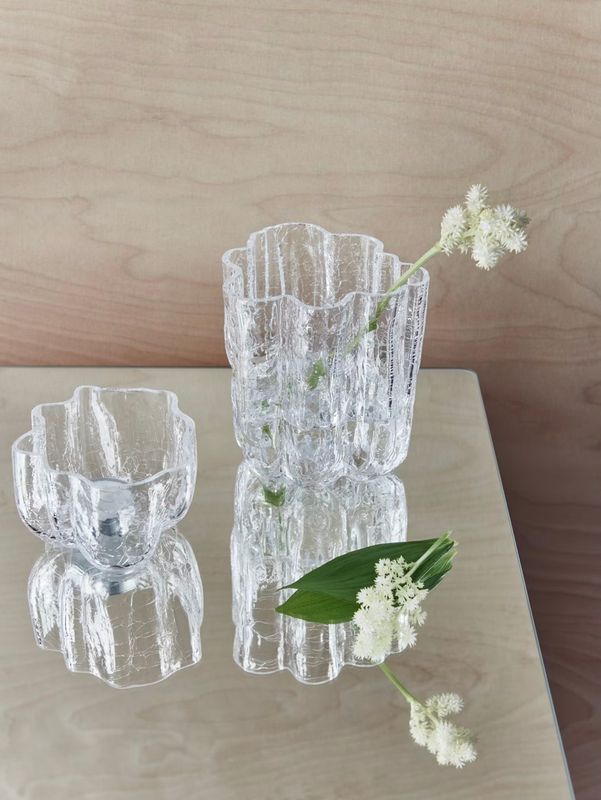 Kosta Boda Crackle lysestake 5,8 cm
