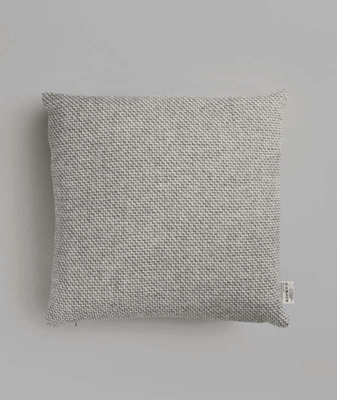 Røros Tweed Una ullpute 50x50 cm grå