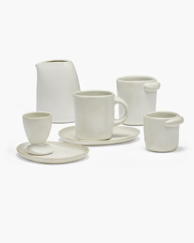 Serax off-white Out of lines eggeglass