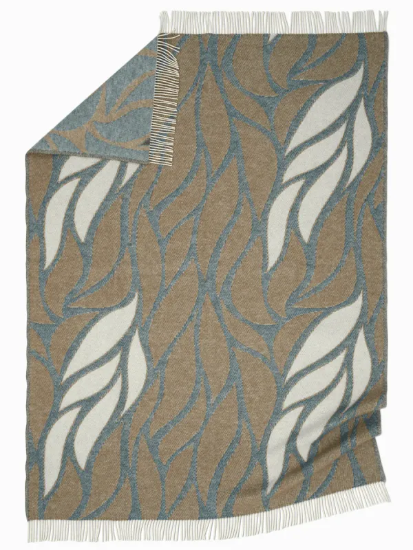 Classic Collection Folia Ullpledd Teal 130x180 cm