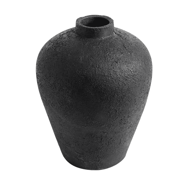 Hovedbilde Krukke Luna 40, Sort Terracotta