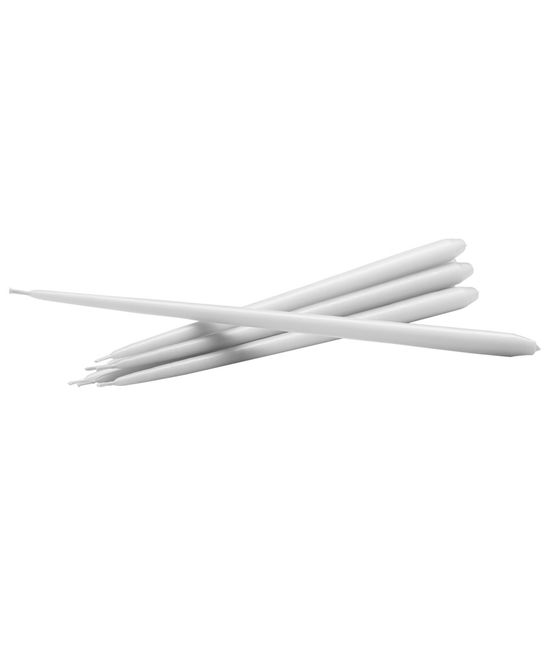 Hovedbilde Stoff Nagel taper candles - Hvit