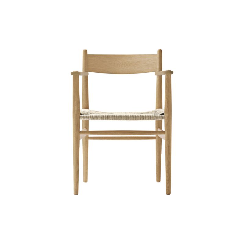 Carl Hansen & Søn CH37 - Oljet eik / naturflett 