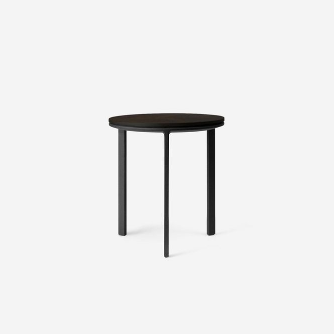 Hovedbilde Vipp421 Sidebord Ø40 Mørkbeiset eik