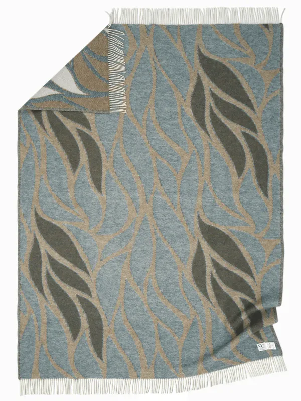 Classic Collection Folia Ullpledd Teal 130x180 cm