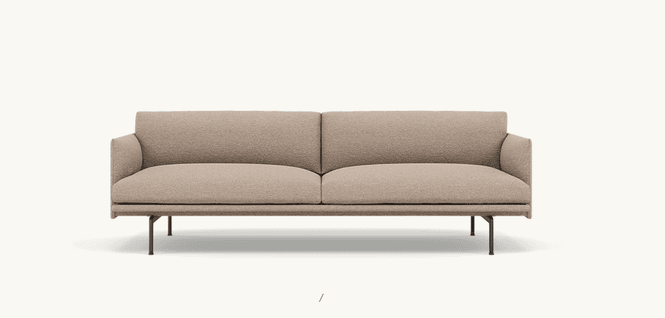 Hovedbilde Muuto Outline Sofa 3-seter Heart 