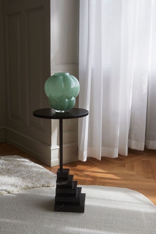 AYTM - UVA glass vase Pastel Green Ø20xH22 cm