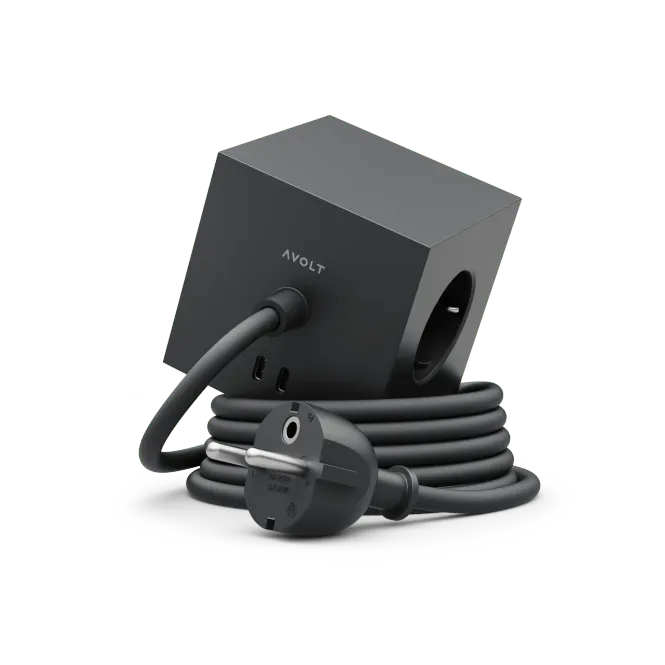 Hovedbilde Avolt Square 1 USB-c 1,8 meter - Black