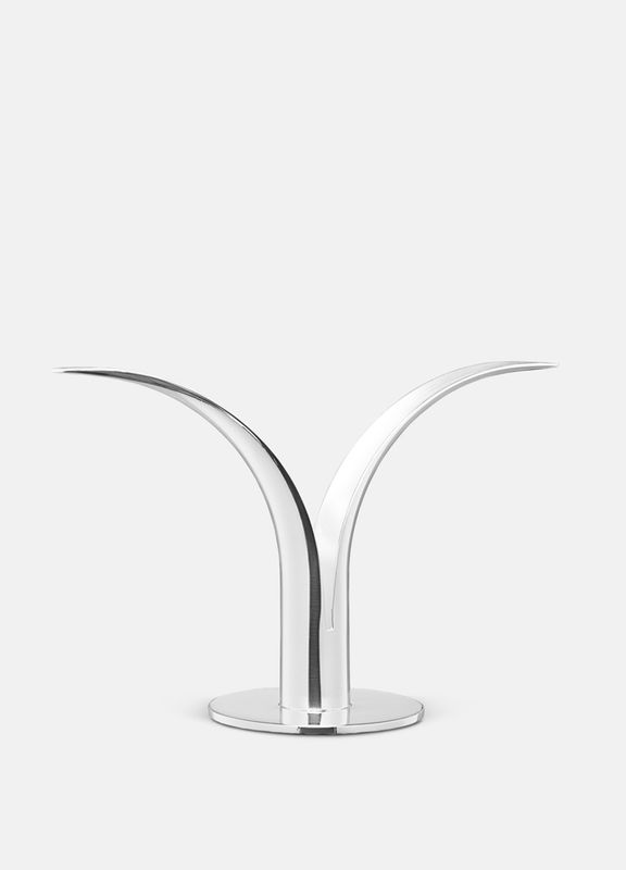 Skultuna Lily Candlestick - Silver plated