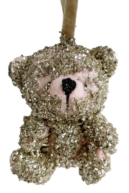 Hovedbilde Shishi Teddybjørn glitter 9cm