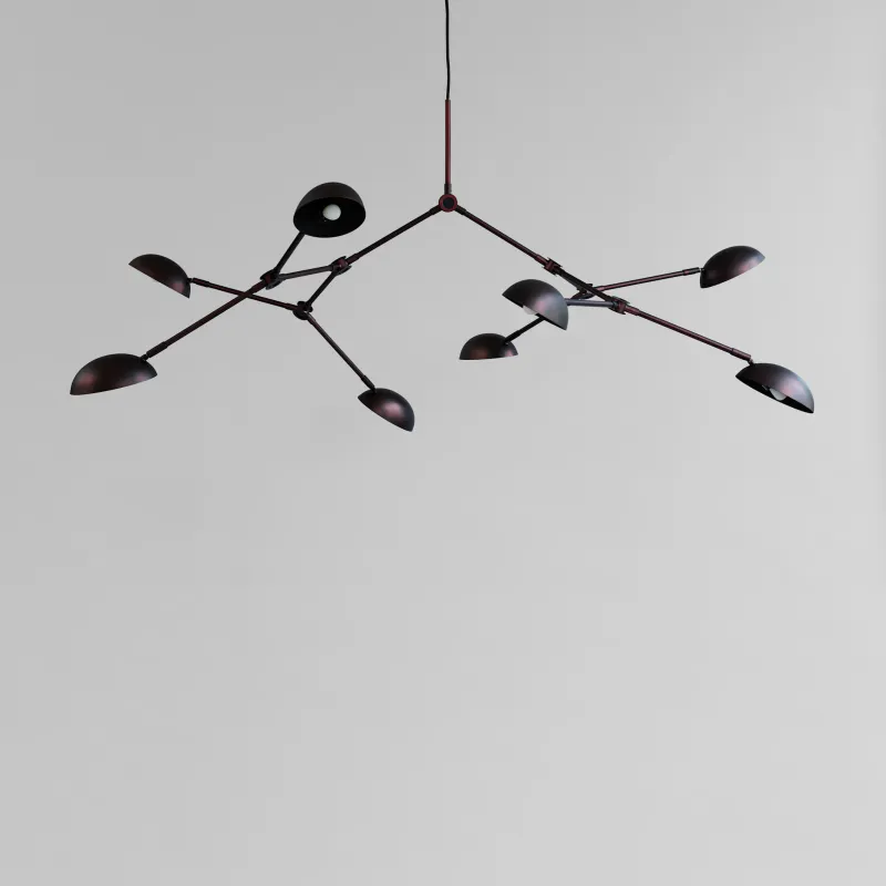 101 Copenhagen Drop Chandelier - Burned Black (5m)