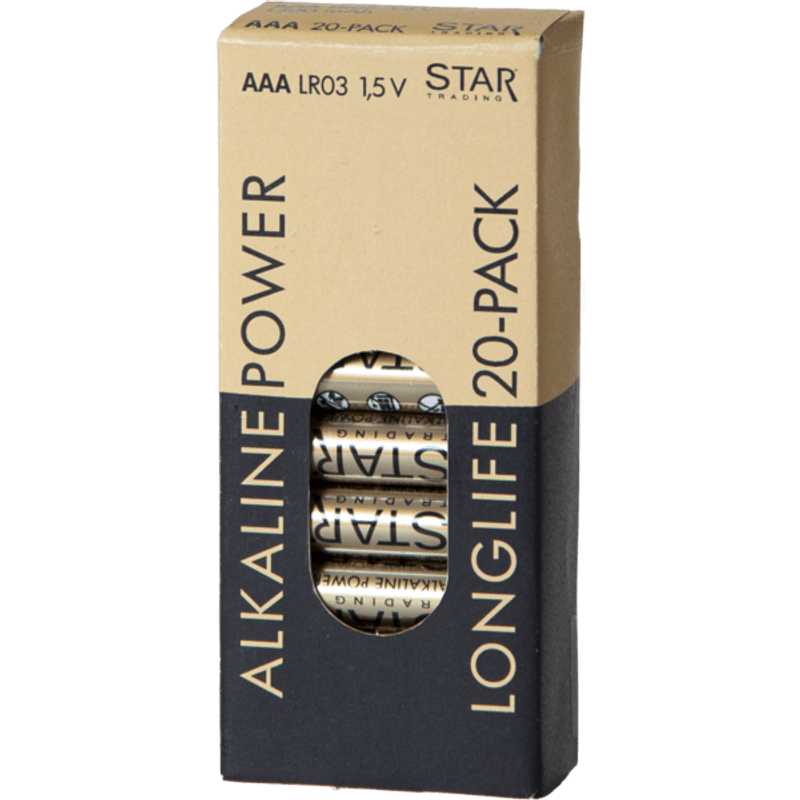 Star Trading Alkaline batteri AAA 6-pk