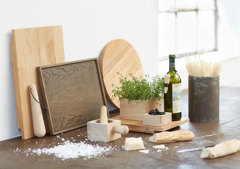 The Oak Men Square Tray - Large, Oak