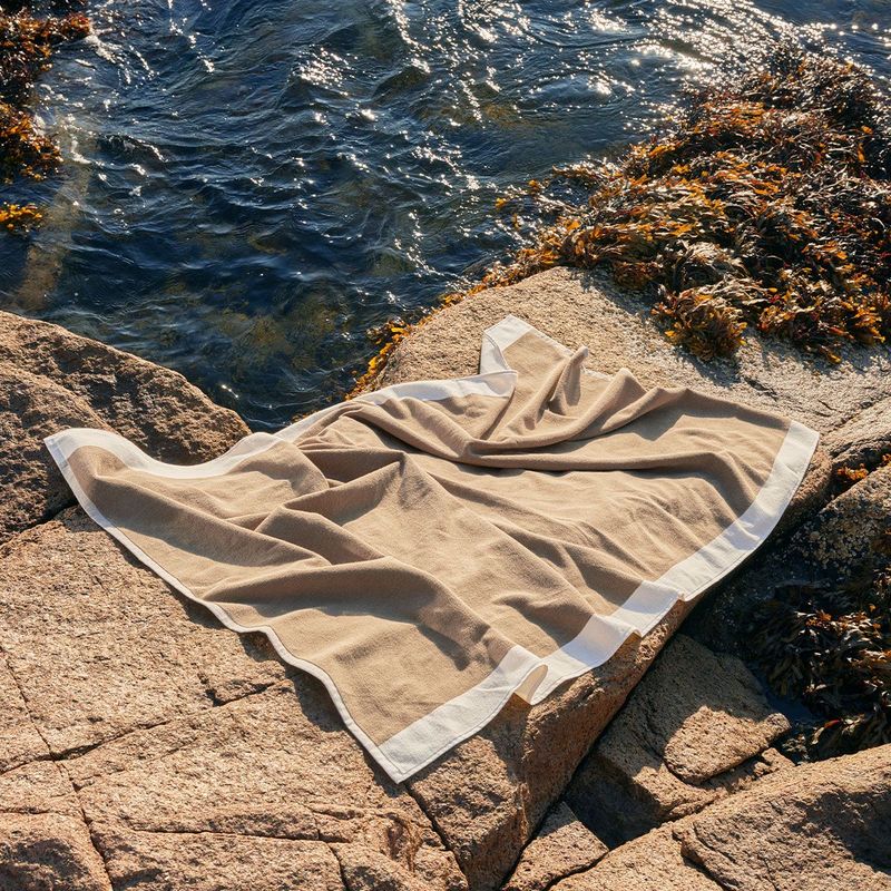 Vipp105 Strandhåndkle 100x180 - Taupe
