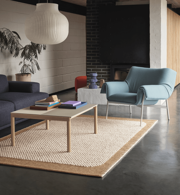 Muuto Couple sofabord 40x84 Plain/Wavy 