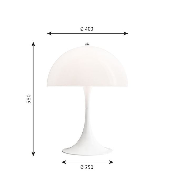 Hovedbilde Louis Poulsen Panthella 400 Bordlampe